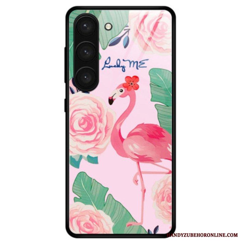 Skal Samsung Galaxy S23 Plus 5G Flamingo Härdat Glas
