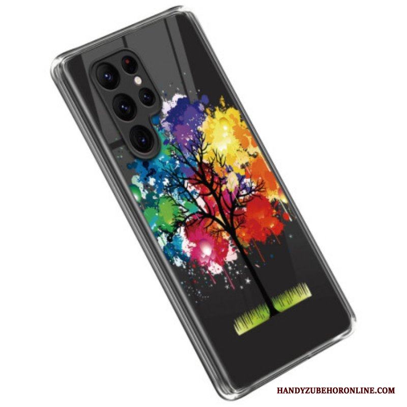 Skal Samsung Galaxy S23 Ultra 5G Akvarell Träd
