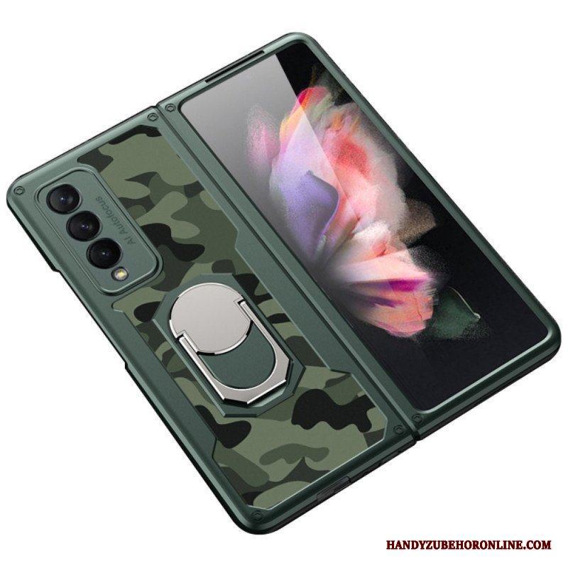 Skal Samsung Galaxy Z Fold 3 5G Camouflage Ring-support Gkk