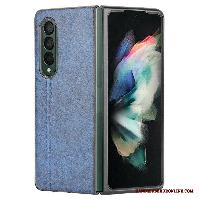 Skal Samsung Galaxy Z Fold 3 5G Couture Lädereffekt