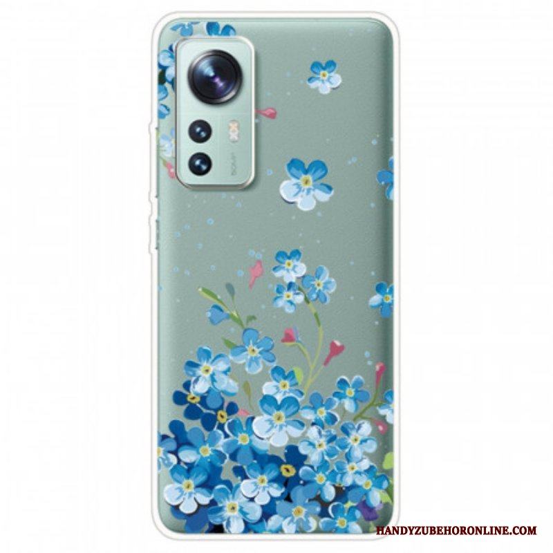 Skal Xiaomi 12 / 12X Bukett Blå Blommor