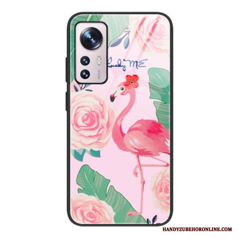 Skal Xiaomi 12 / 12X Flamingo Härdat Glas