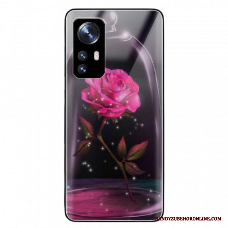 Skal Xiaomi 12 / 12X Magiskt Rosa Härdat Glas