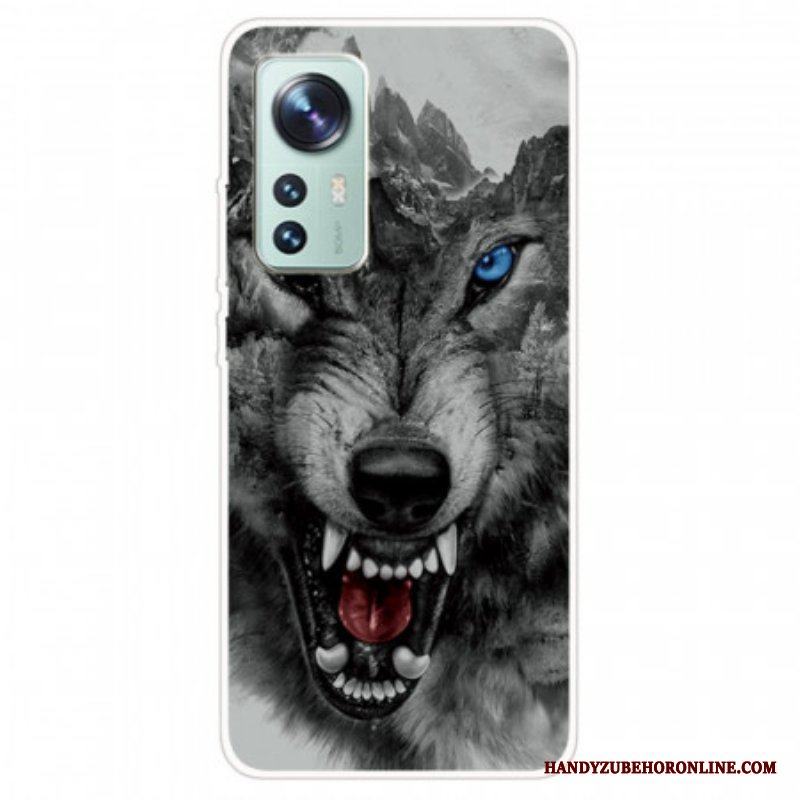 Skal Xiaomi 12 / 12X Silikon Wild Wolf