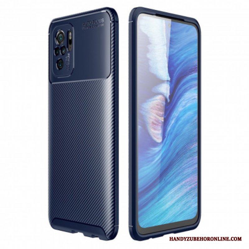 Skal Xiaomi Redmi Note 10 / 10S Flexibel Kolfiberstruktur