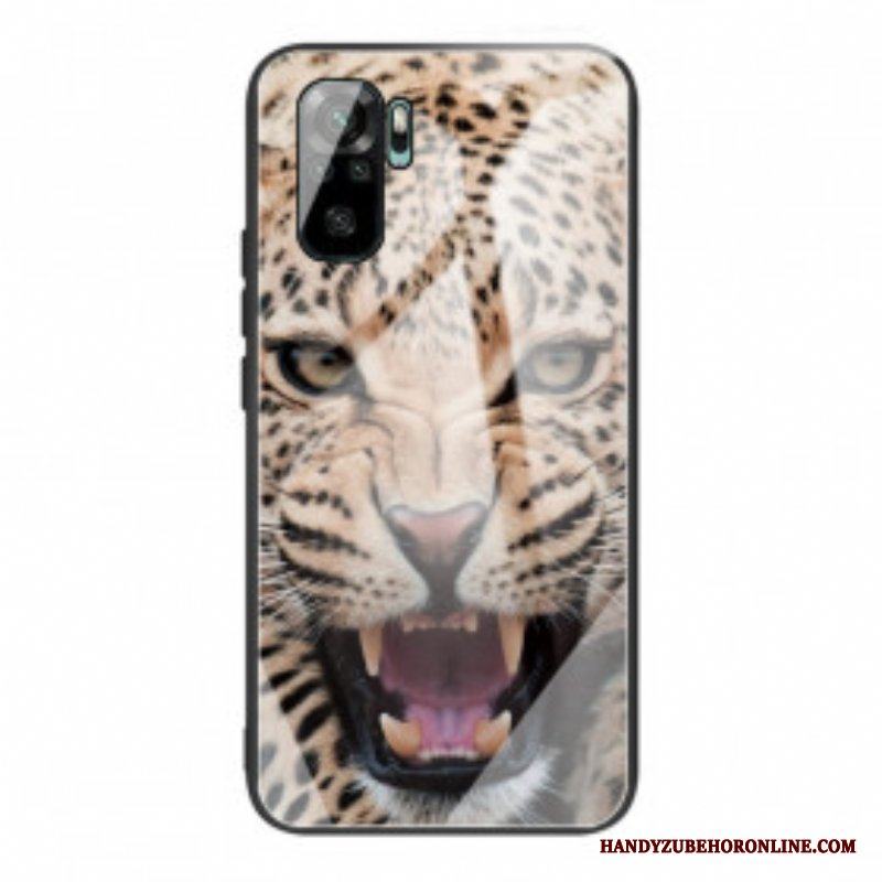 Skal Xiaomi Redmi Note 10 / 10S Leopard Härdat Glas