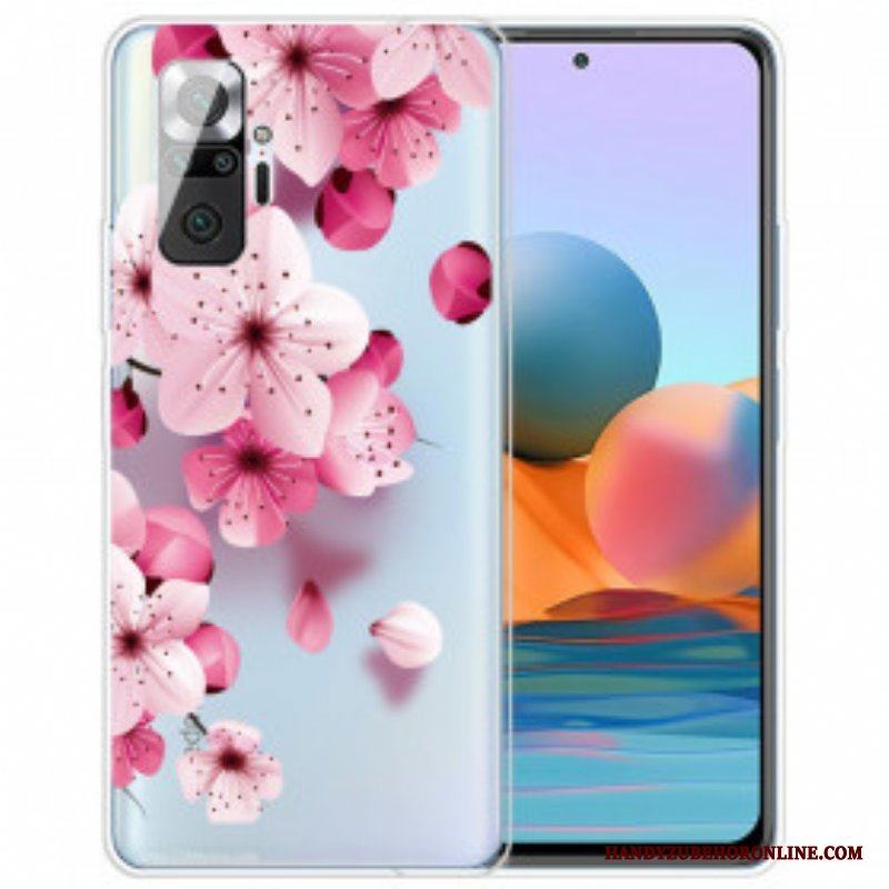 Skal Xiaomi Redmi Note 10 Pro Små Rosa Blommor