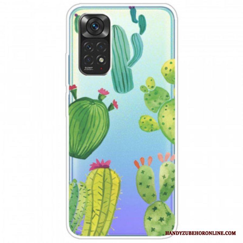 Skal Xiaomi Redmi Note 11 / 11S Akvarell Kaktusar