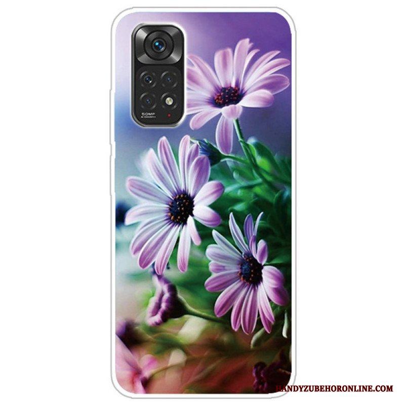 Skal Xiaomi Redmi Note 11 / 11S Realistiska Blommor