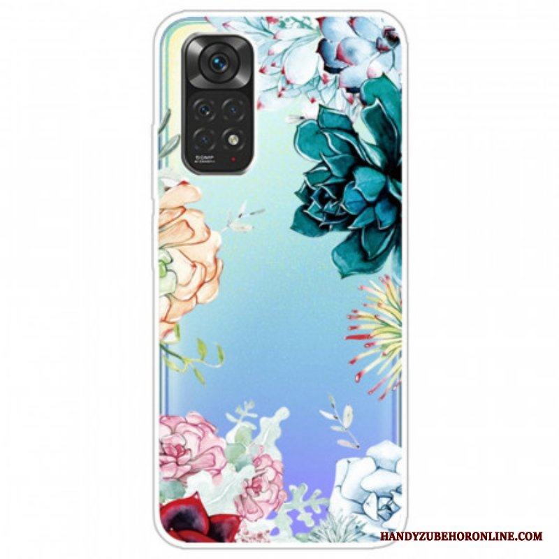 Skal Xiaomi Redmi Note 11 Pro / 11 Pro 5G Akvarell Blommor