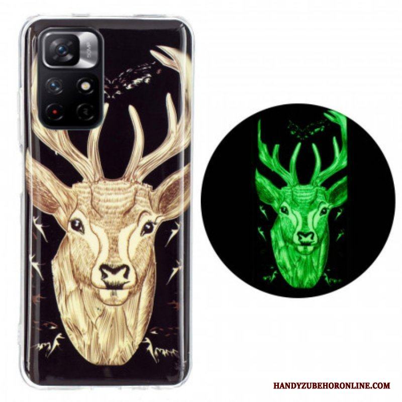 Skal Xiaomi Redmi Note 11 Pro Plus 5G Fluorescerande Majestic Deer