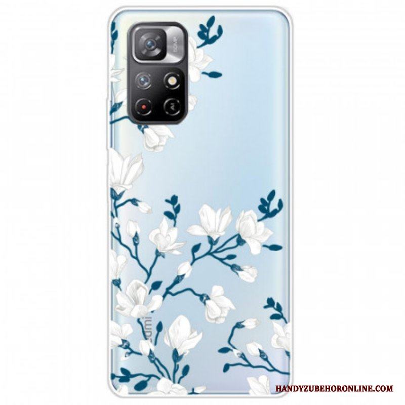 Skal Xiaomi Redmi Note 11 Pro Plus 5G Vita Blommor