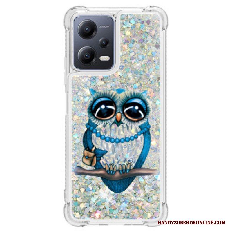 Skal Xiaomi Redmi Note 12 5G Paljetter Miss Owl