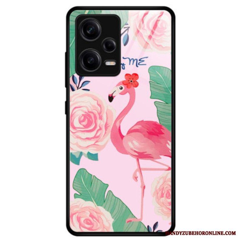 Skal Xiaomi Redmi Note 12 Pro Flamingo Härdat Glas