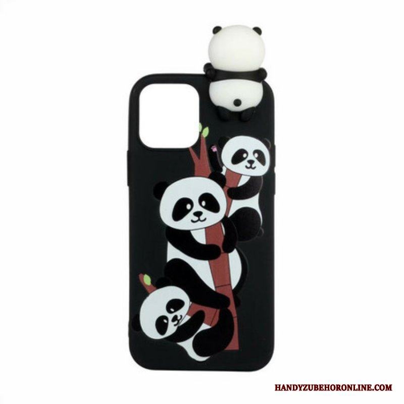 Skal iPhone 13 Mini 3d Pandas På Bambu
