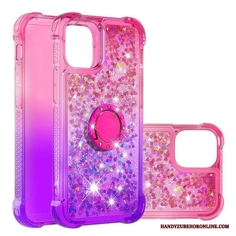 Skal iPhone 13 Mini Glitter Ring-bracket