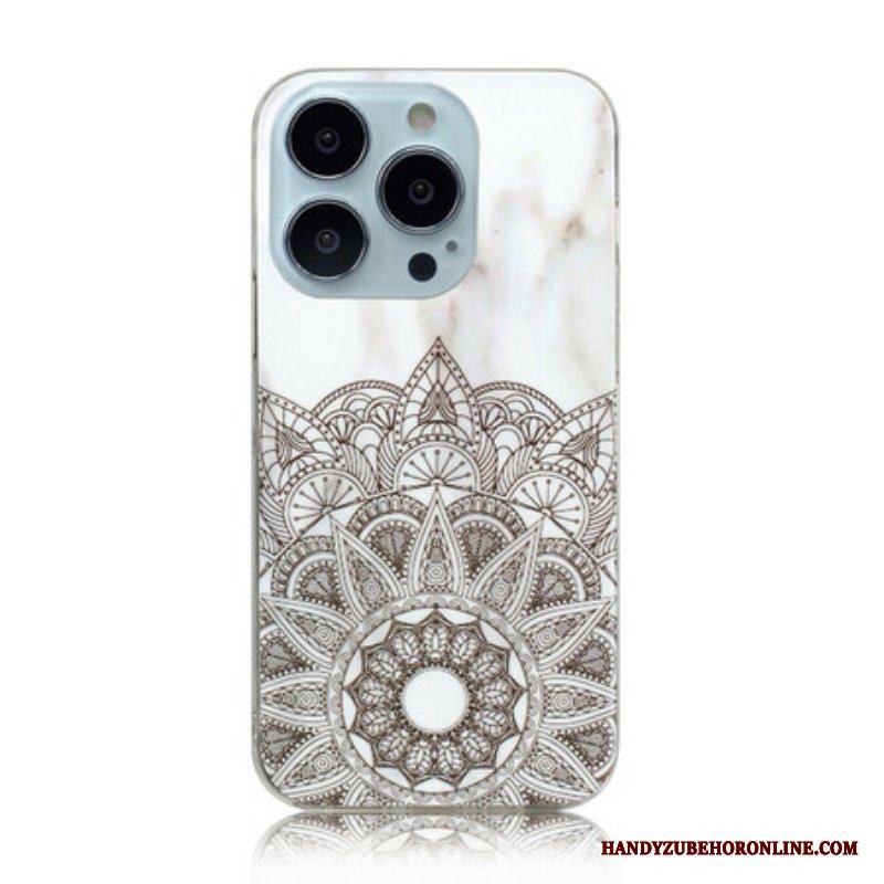 Skal iPhone 13 Pro Max Marmorerad Mandala