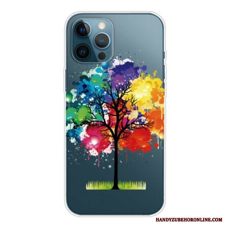 Skal iPhone 13 Pro Max Sömlös Akvarellträd