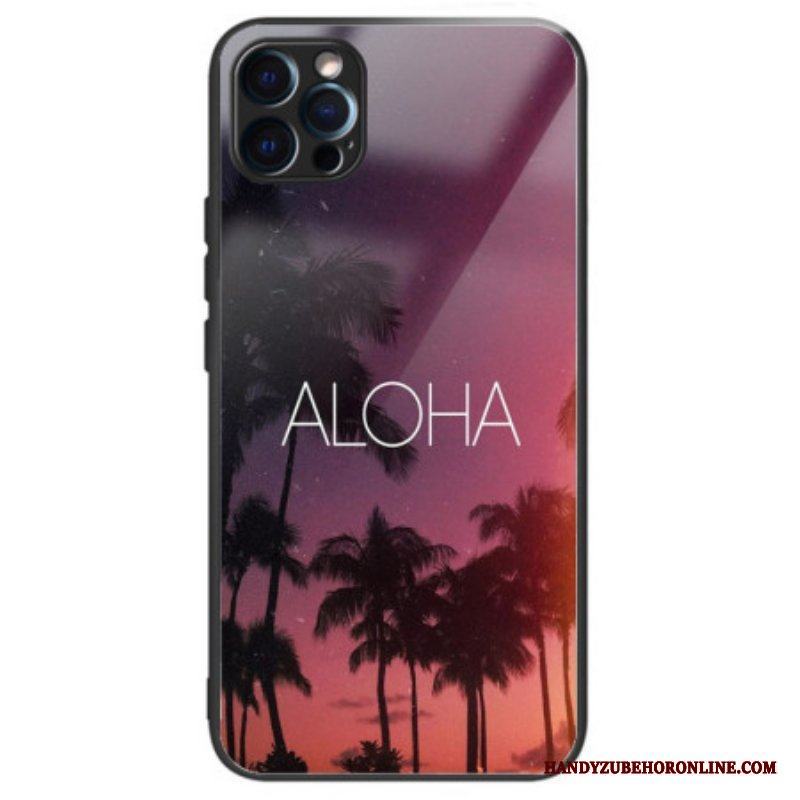 Skal iPhone 14 Pro Aloha Härdat Glas