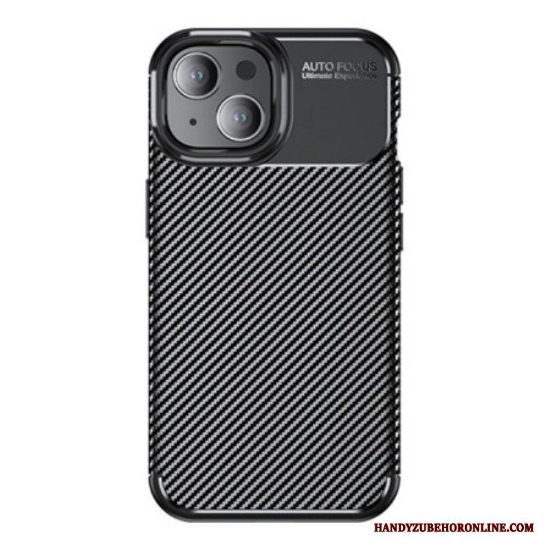 Skal iPhone 15 Plus Carbon Texture Fiber