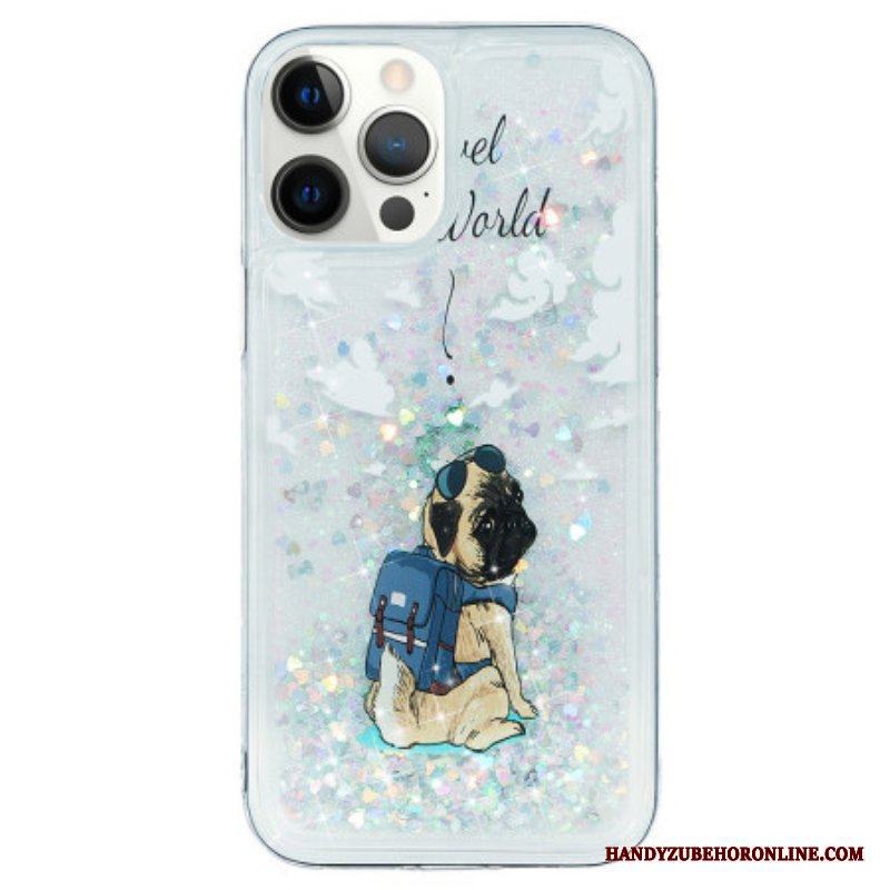 Skal iPhone 15 Pro Glitterhund