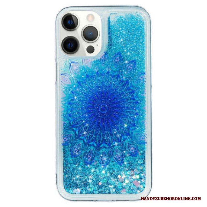 Skal iPhone 15 Pro Mandala Glitter