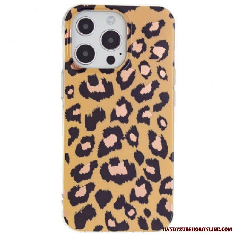 Skal iPhone 15 Pro Max Leopardmönster