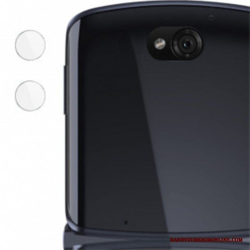 Skyddslins I Härdat Glas För Motorola Razr 5G Imak