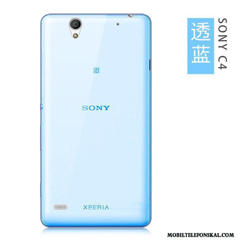 Sony Xperia C4 Mjuk Skal Silver Slim Silikon Telefon Stor