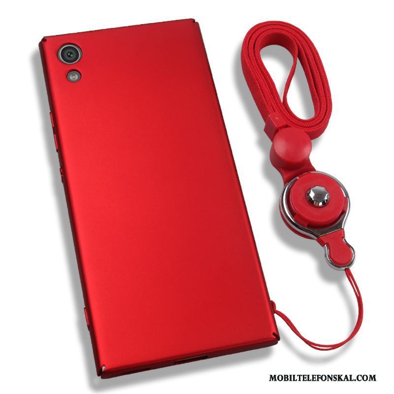 Sony Xperia Xa1 Hängsmycken Röd Skal Telefon Fodral Skydd