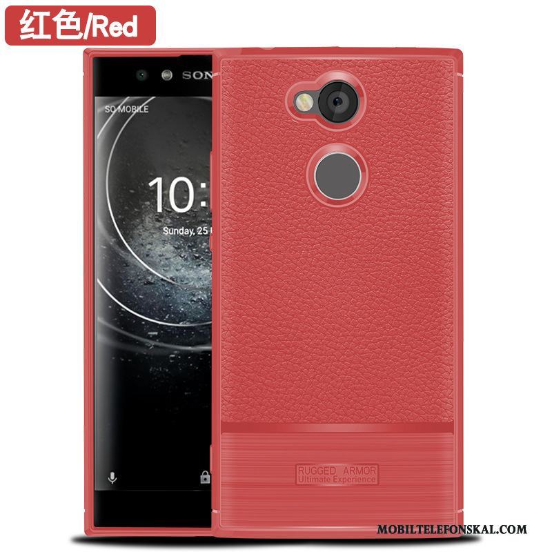 Sony Xperia Xa2 Ultra Ny Fodral Röd Silikon Skydd Fallskydd Skal Telefon