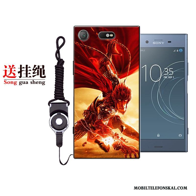 Sony Xperia Xz1 Compact Fallskydd Skal Telefon Silikon Tecknat Mjuk Fodral