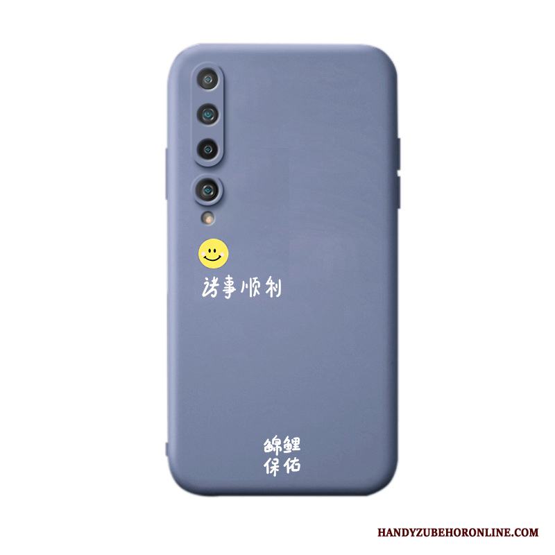 Xiaomi Mi 10 Kreativa Skal Telefon Lätt Och Tunt Nubuck Liten Silikon Vind