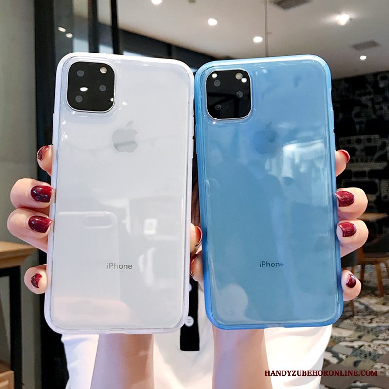 iPhone 11 Pro Skal Fodral Silikon Vit Personlighet Skydd Mjuk Enkel