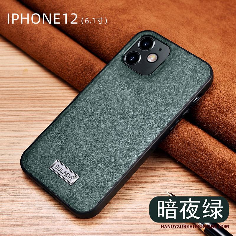 iPhone 12 Fodral Högt Utbud Skydd Skal Telefon All Inclusive Knight Nubuck