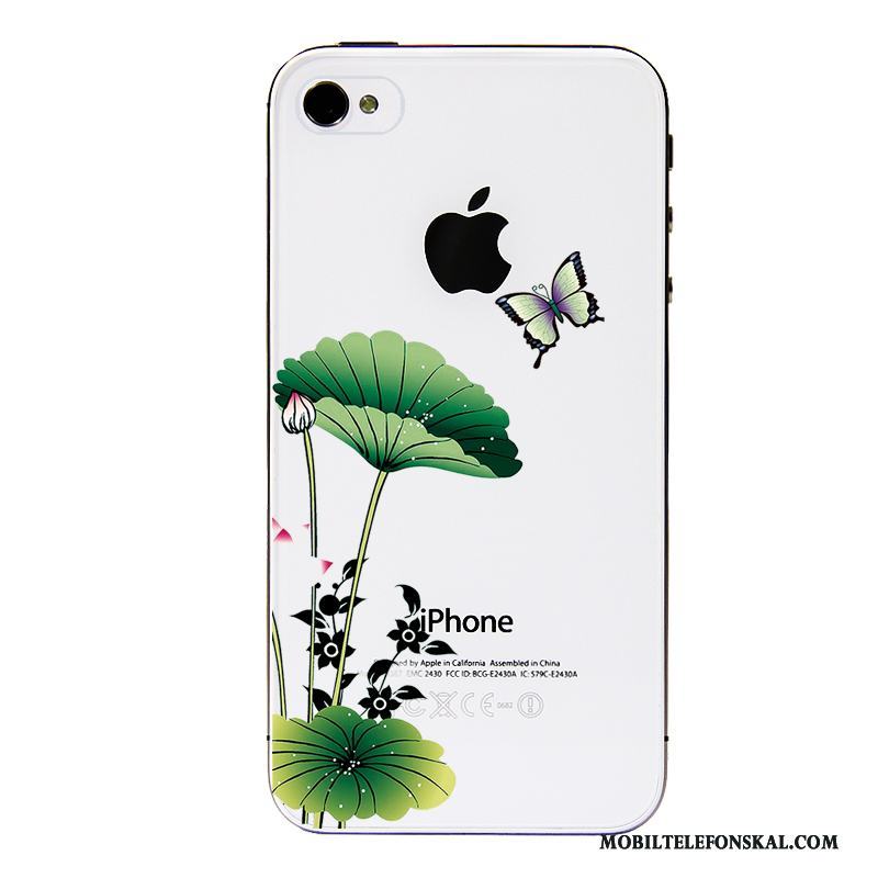 iPhone 4/4s Fodral Skal Silikon Grön All Inclusive Transparent Tecknat