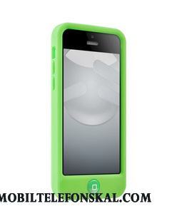 iPhone 5c Skal Telefon Grön Silikon