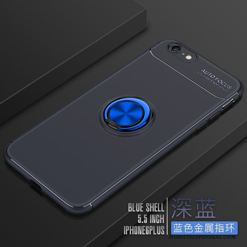 iPhone 6/6s Plus Blå Trend Silikon Nubuck Skal Telefon Fodral Mjuk