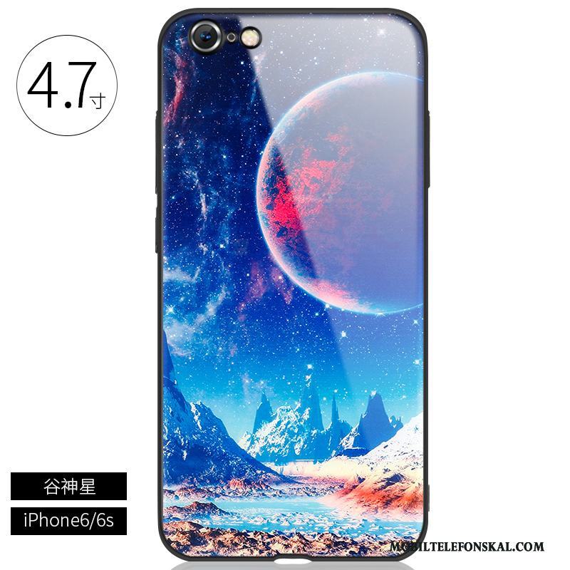 iPhone 6/6s Plus Fodral Personlighet Glas Trend Varumärke Skydd Kreativa Skal Telefon