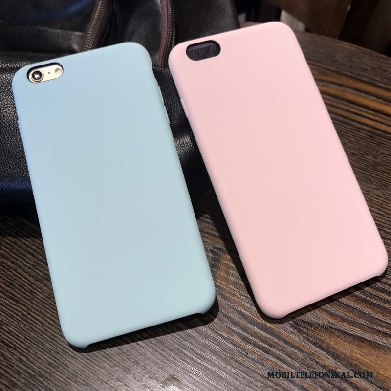 iPhone 6/6s Rosa Silikon Fodral Autentiska Skal Mjuk Skydd