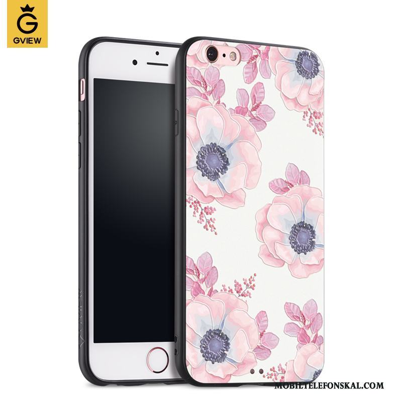 iPhone 6/6s Silikon Trend Varumärke Elegant Skal Telefon Fodral Rosa