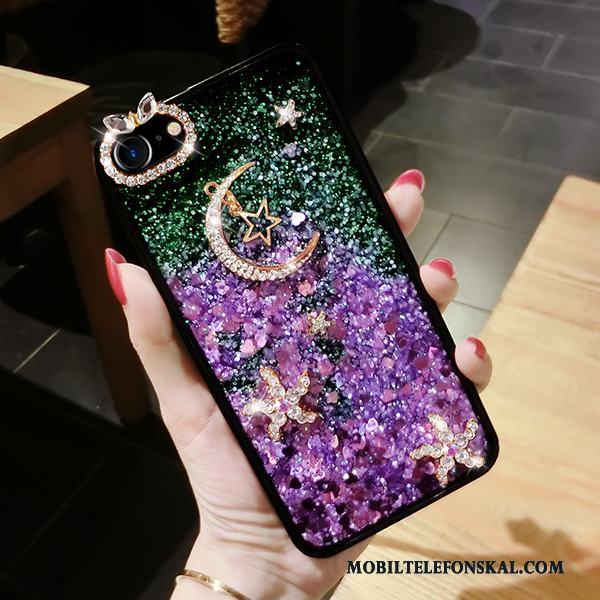 iPhone 6/6s Skal Telefon Strass Purpur Trend Kvicksand Fodral All Inclusive