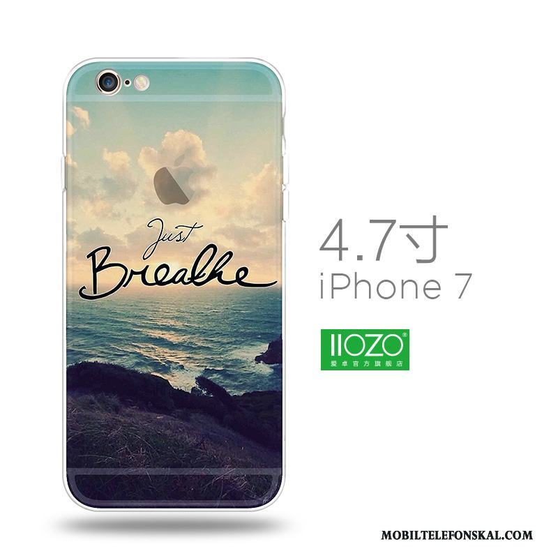 iPhone 7 Kreativa Fodral All Inclusive Fallskydd Kinesisk Stil Silikon Skal Telefon