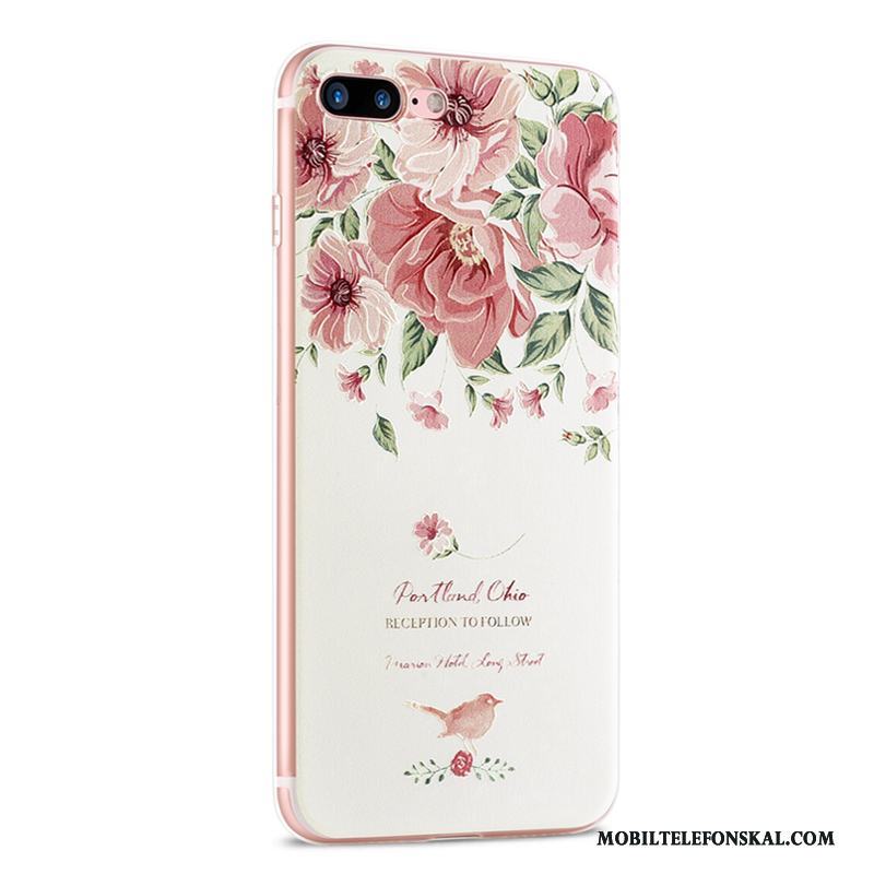 iPhone 7 Plus Skal Kreativa Silikon Ny Fodral Personlighet All Inclusive Rosa