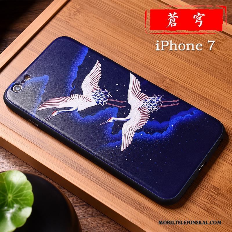 iPhone 7 Purpur Kreativa Skal Telefon Ny Kinesisk Stil Trend Varumärke Rikedom