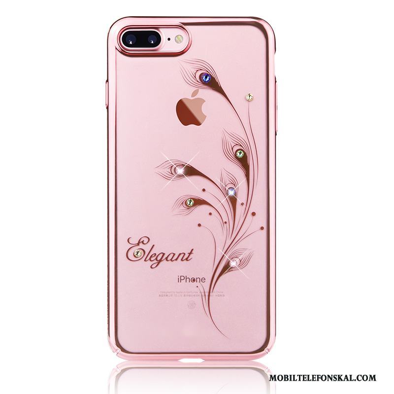 iPhone 7 Strass Ny Trend Skal Telefon Lyxiga Rosa Guld Elegant