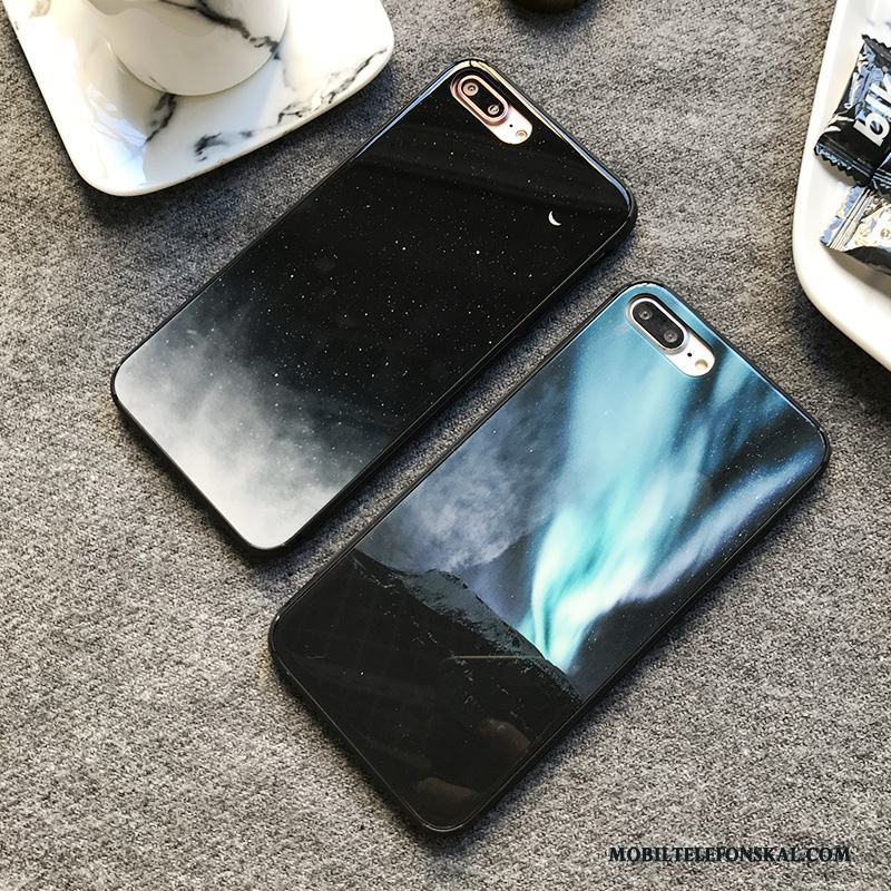 iPhone 8 Fallskydd Kreativa Glas Silikon Trend Skal Telefon Personlighet