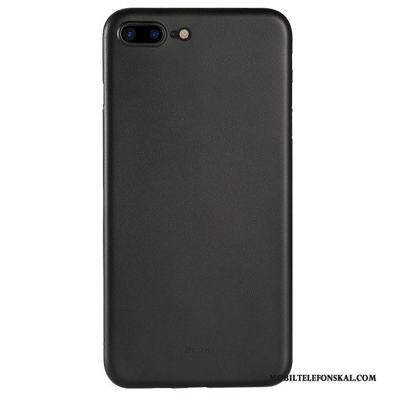 iPhone 8 Nubuck Hård Slim Trend Svart All Inclusive Skal Telefon