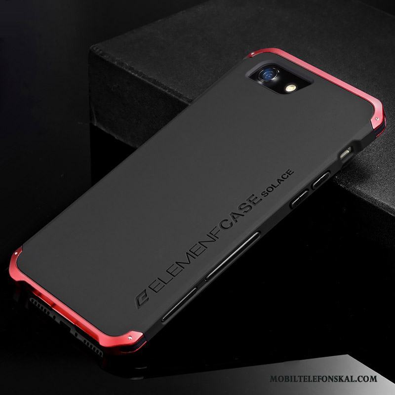 iPhone 8 Plus Frame Skal Telefon Ny Röd Fallskydd Trend Metall