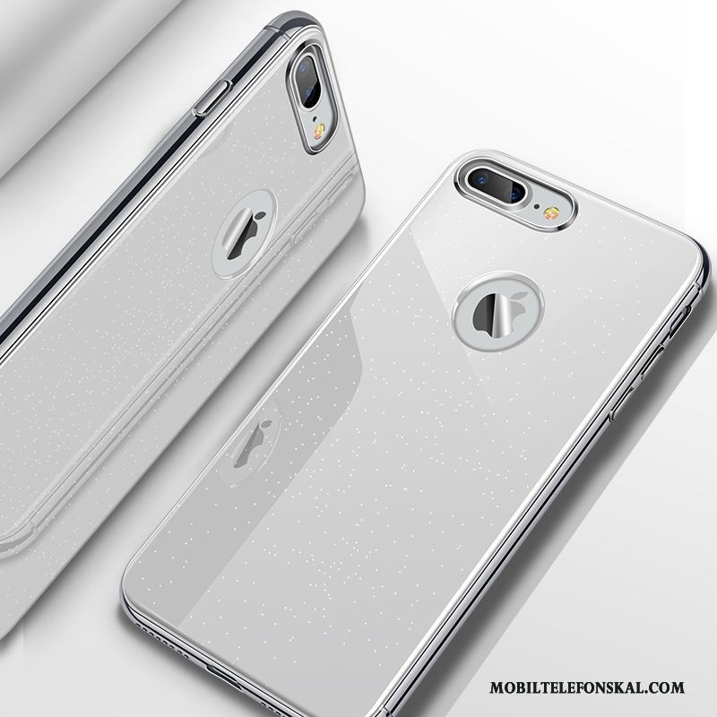 iPhone 8 Plus Personlighet Skal Telefon Fodral Slim Silver Kreativa